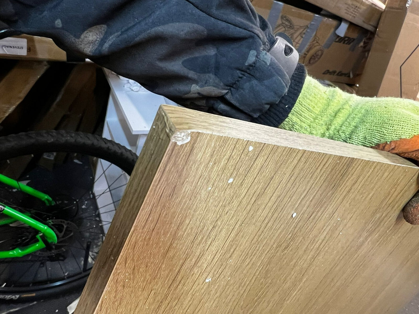 Malibu 3 Drawer Office Desk - Oak Effect ( B Grade )