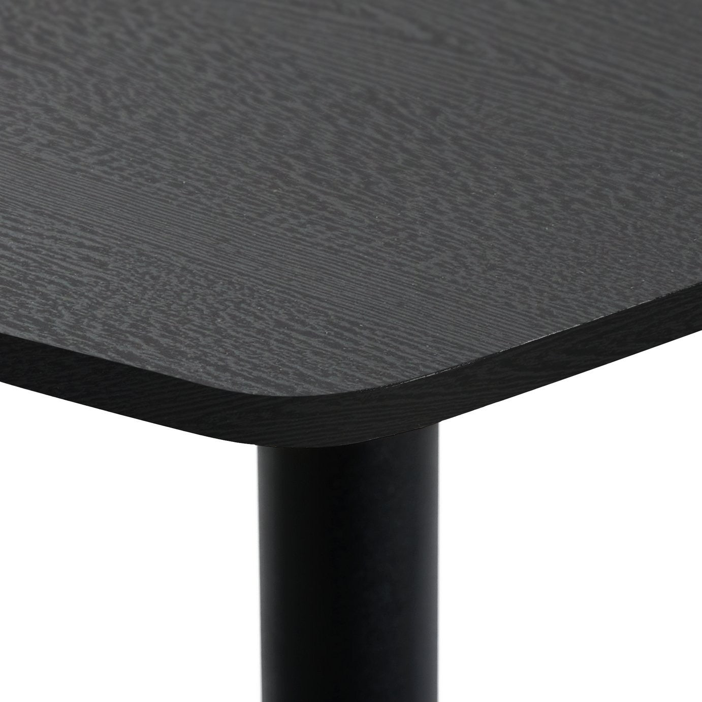 Home Cobin 4 Seater Dining Table - Black | Modern dining table