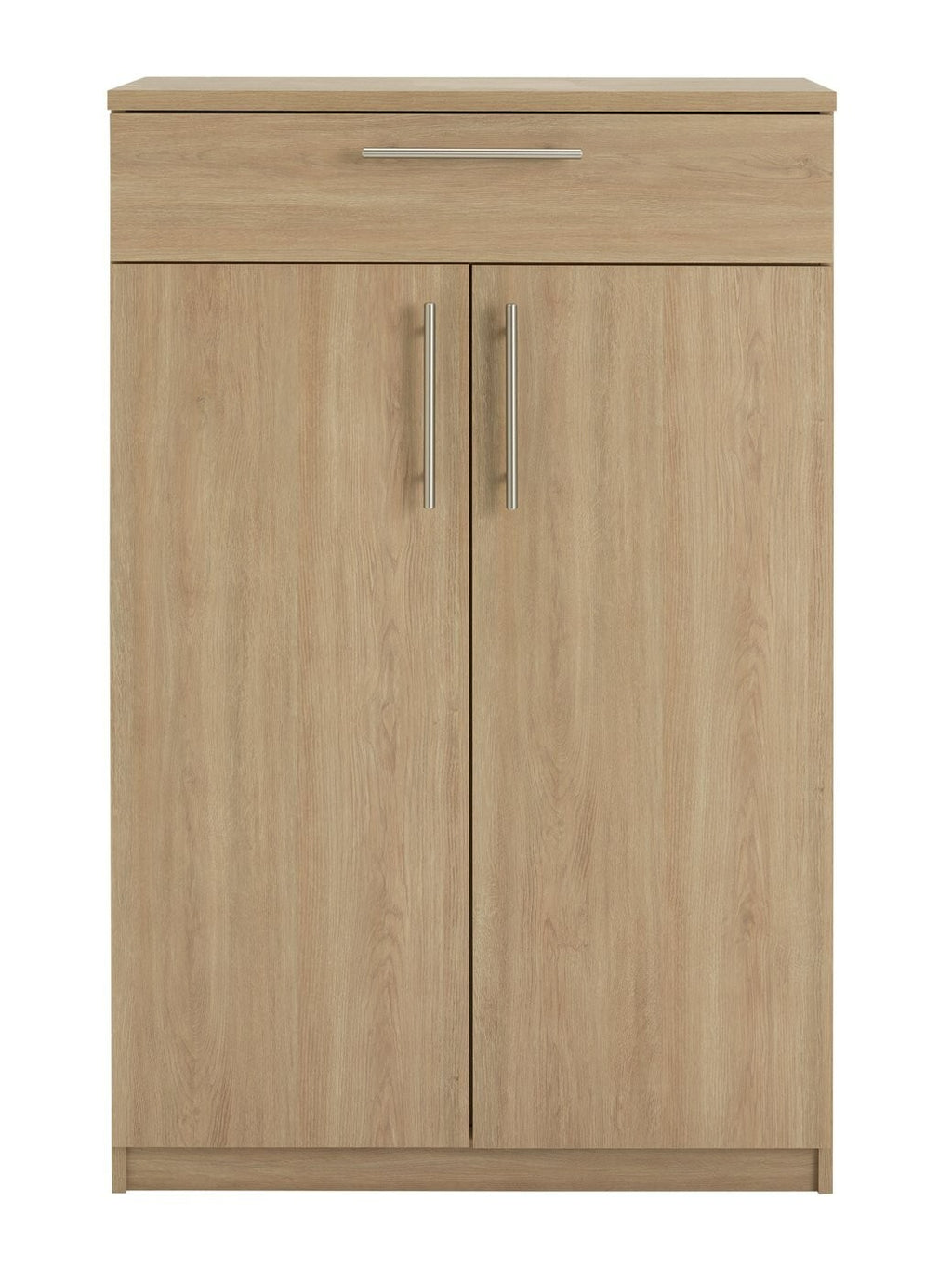 Brisbane 2 Door Shoe Storage Cabinet - Oak