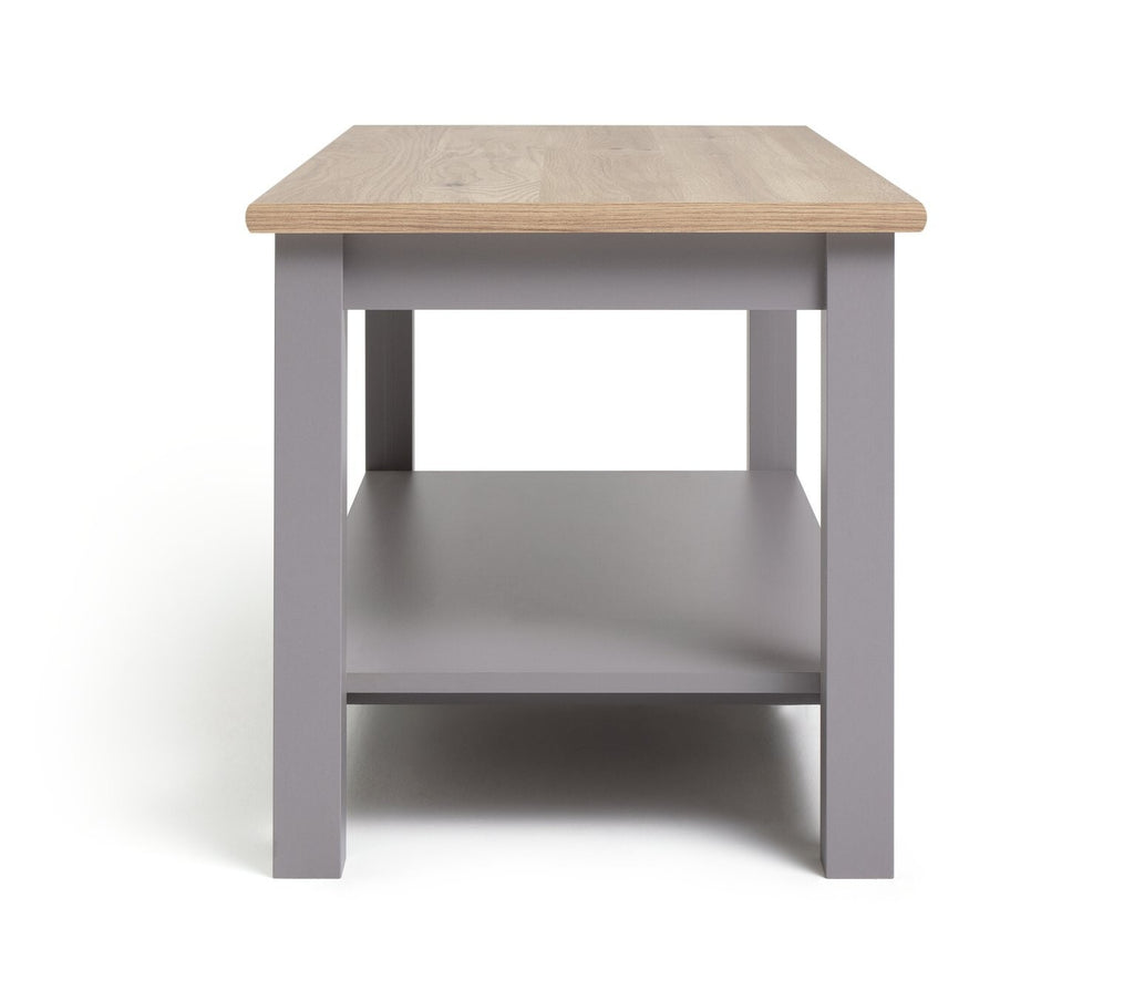 Habitat Winchester Coffee Table - Grey | Oak Effect Top, Living Room Table