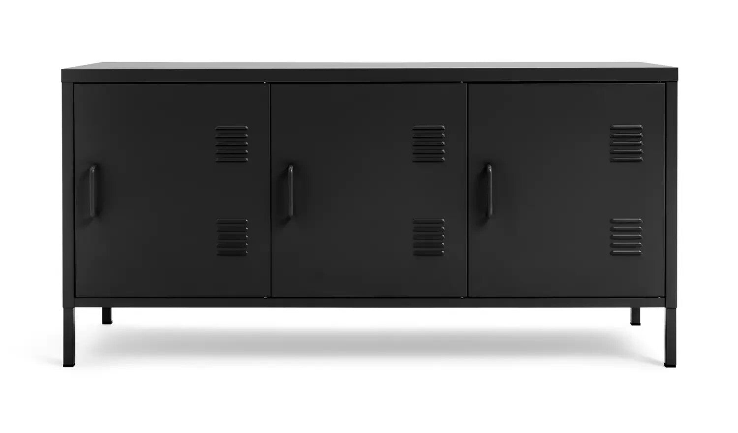 Habitat Stevie 3 Door Locker - Black
