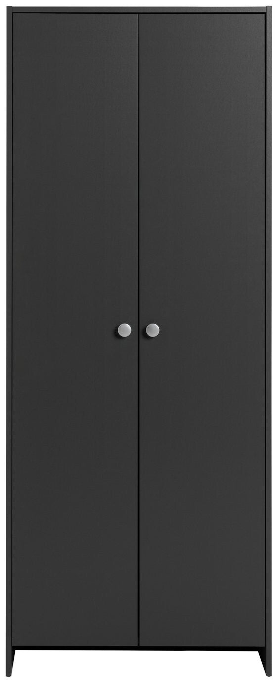 Seville 2 Door Wardrobe - Anthracite