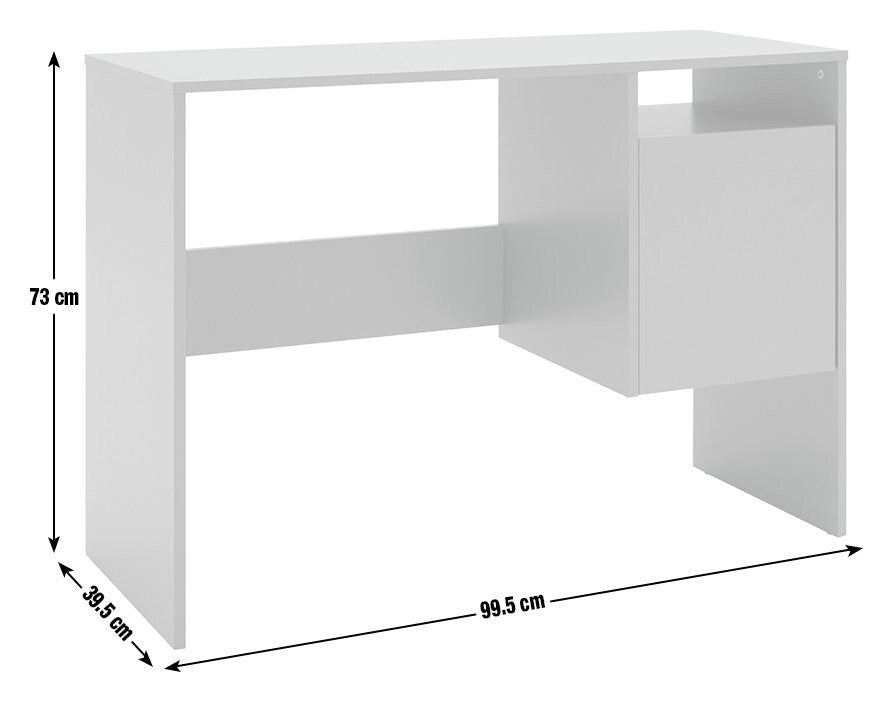 Lawson Office Desk - Grey ( B Grade 19398)