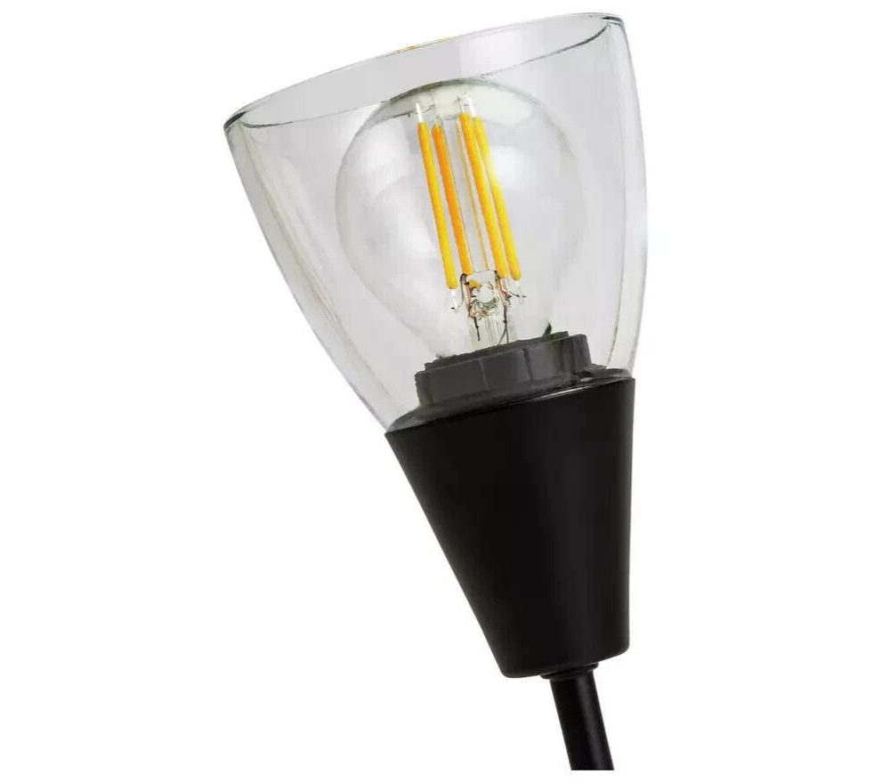 Curico 3 Light Floor Lamp - Matt Black