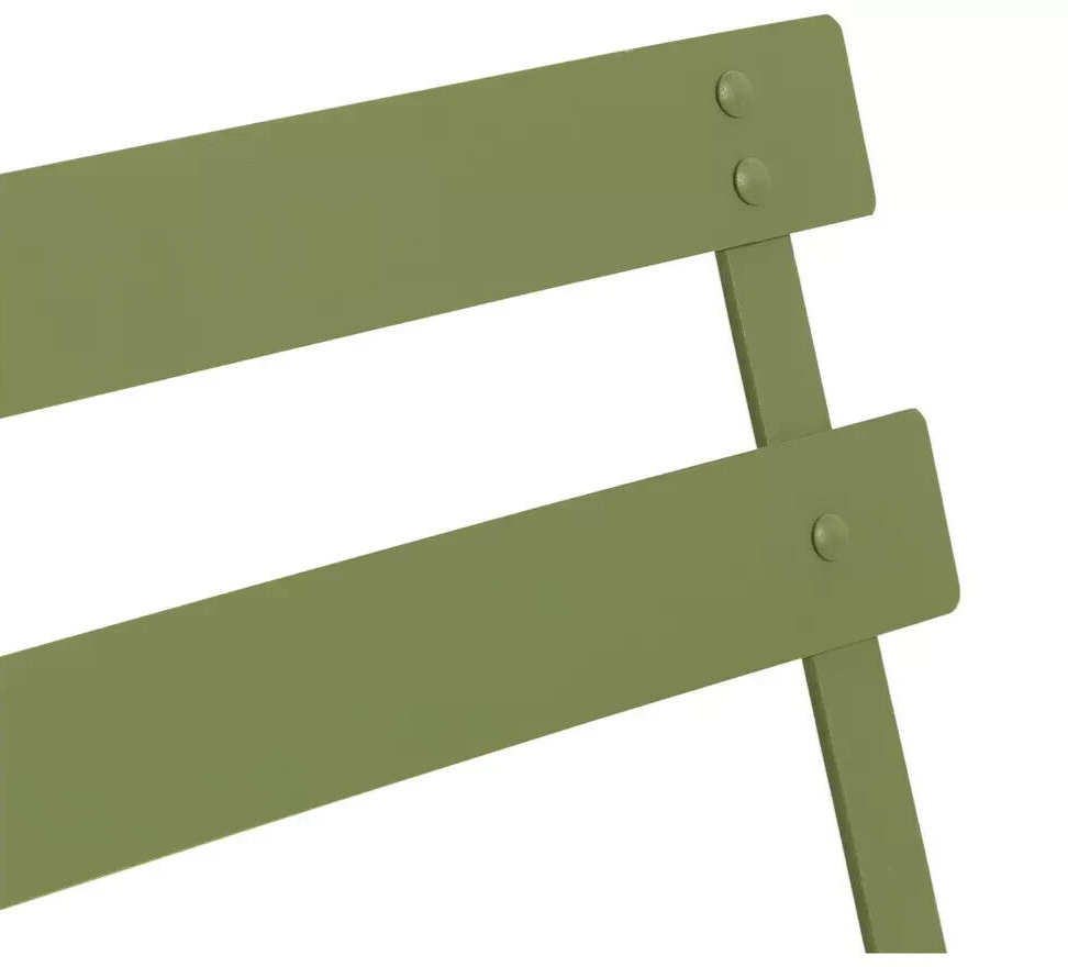 Habitat Eve 4 Seater Folding Metal Patio Set - Light Green (B Grade 16025-16022)