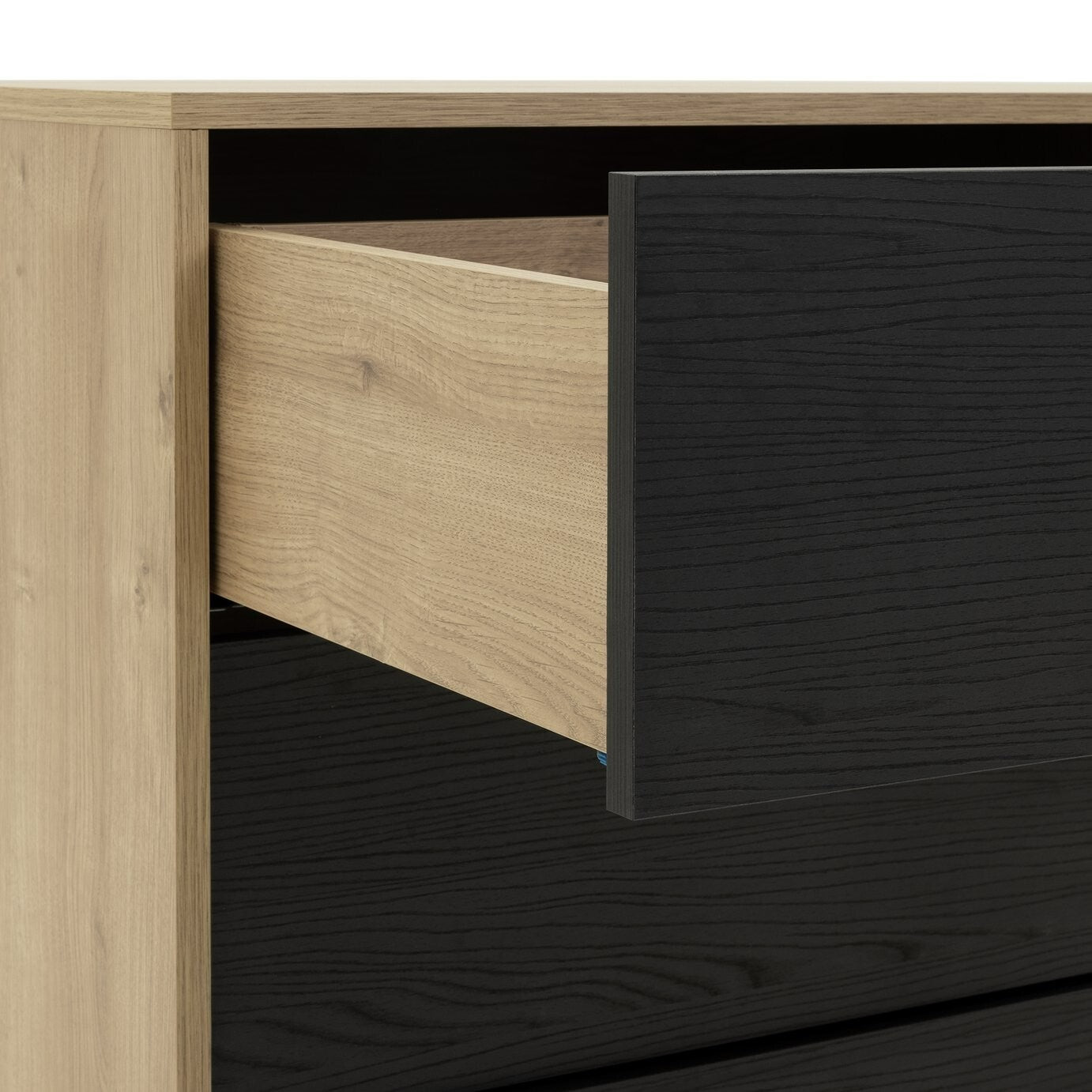 Habitat Koda 3+3 Drawer Chest - Black
