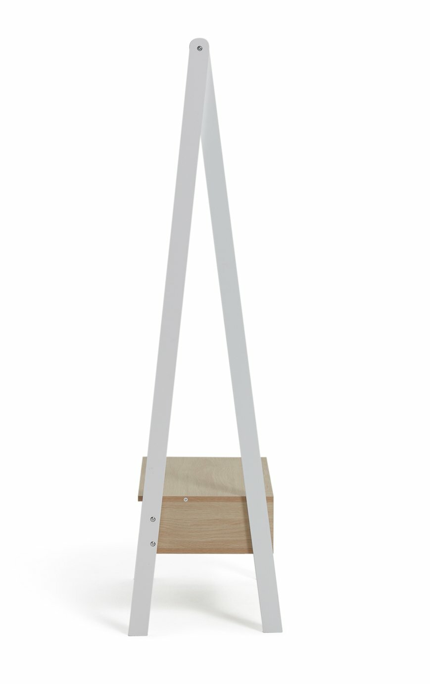 Habitat Kids Dressing Rail with Drawer | Childrens Wardrobe Clothes Organiser