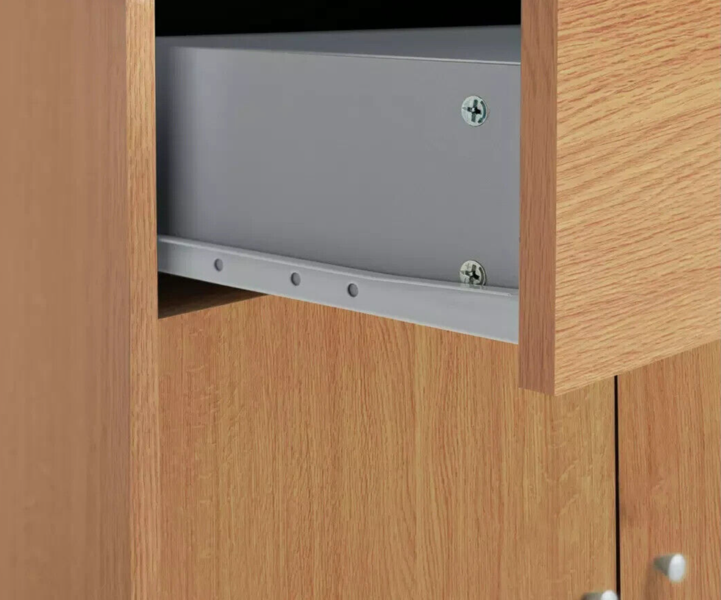 Maine 2 Door 1 Drawer Sideboard - Oak Effect