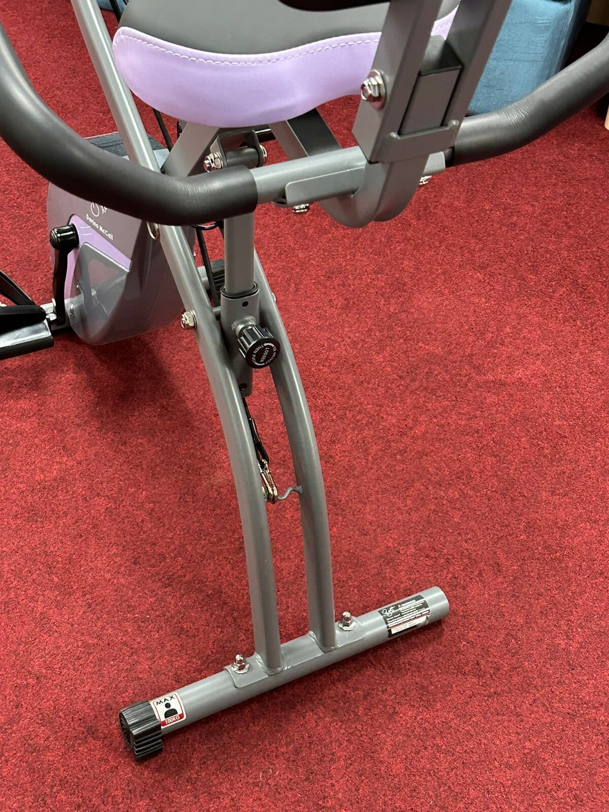 Davina McCall Folding Exercise Bike With Resistance Bands (S)