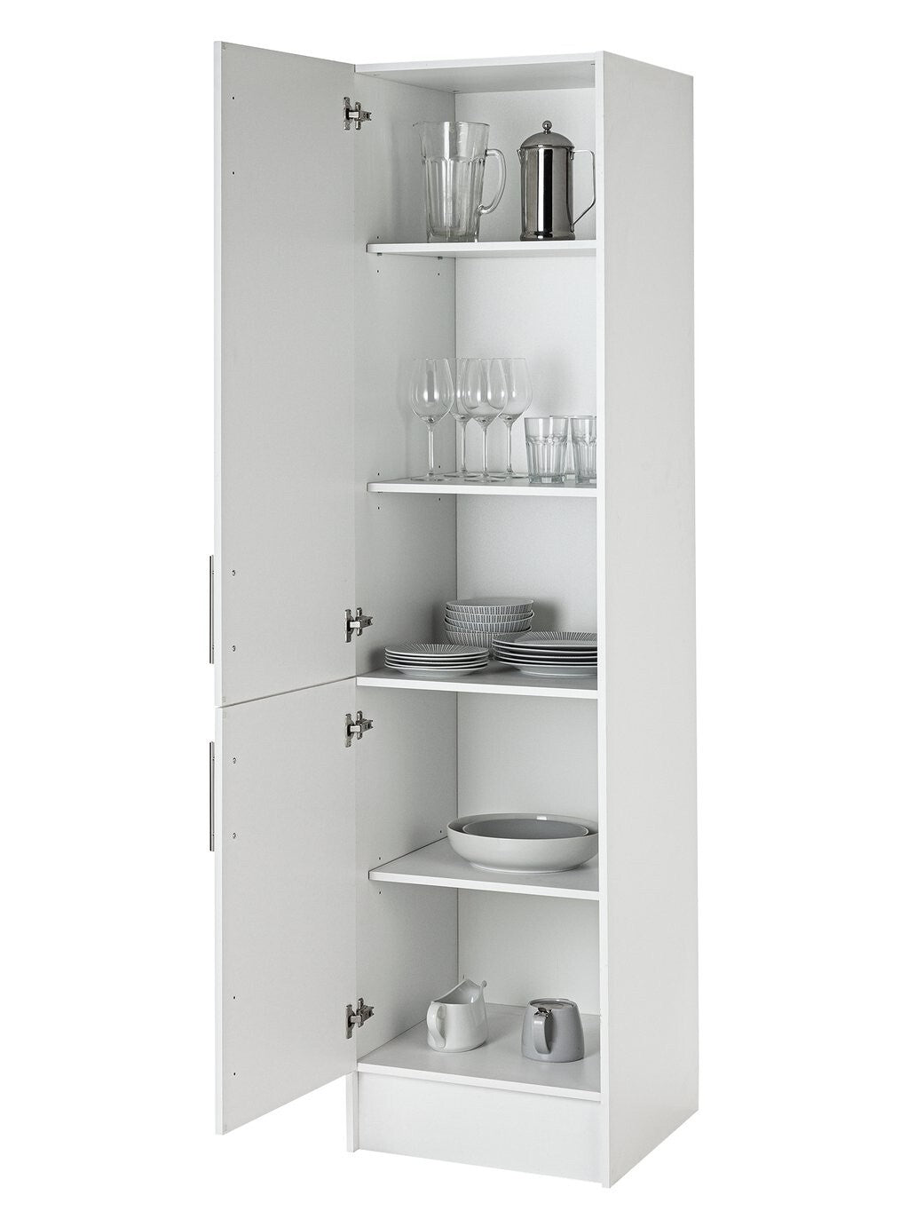 Home Athina 500mm Fitted Kitchen Tall Unit - White