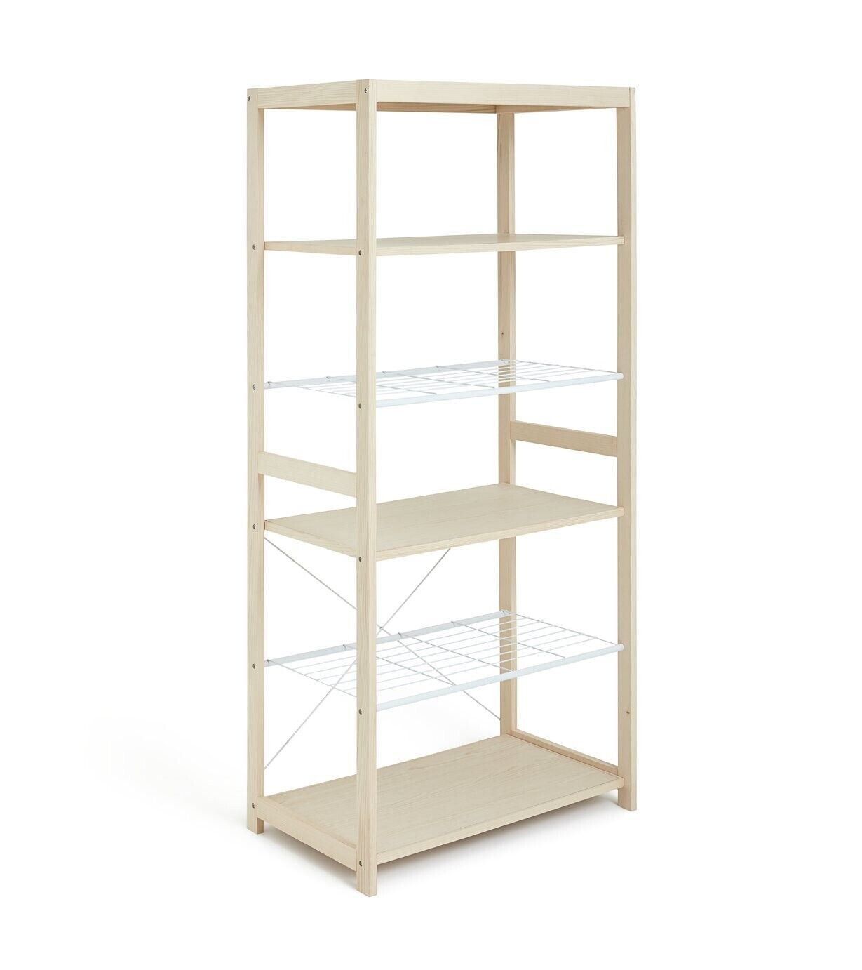 Habitat Flicka Open 5 Shelf Wardrobe - Pine