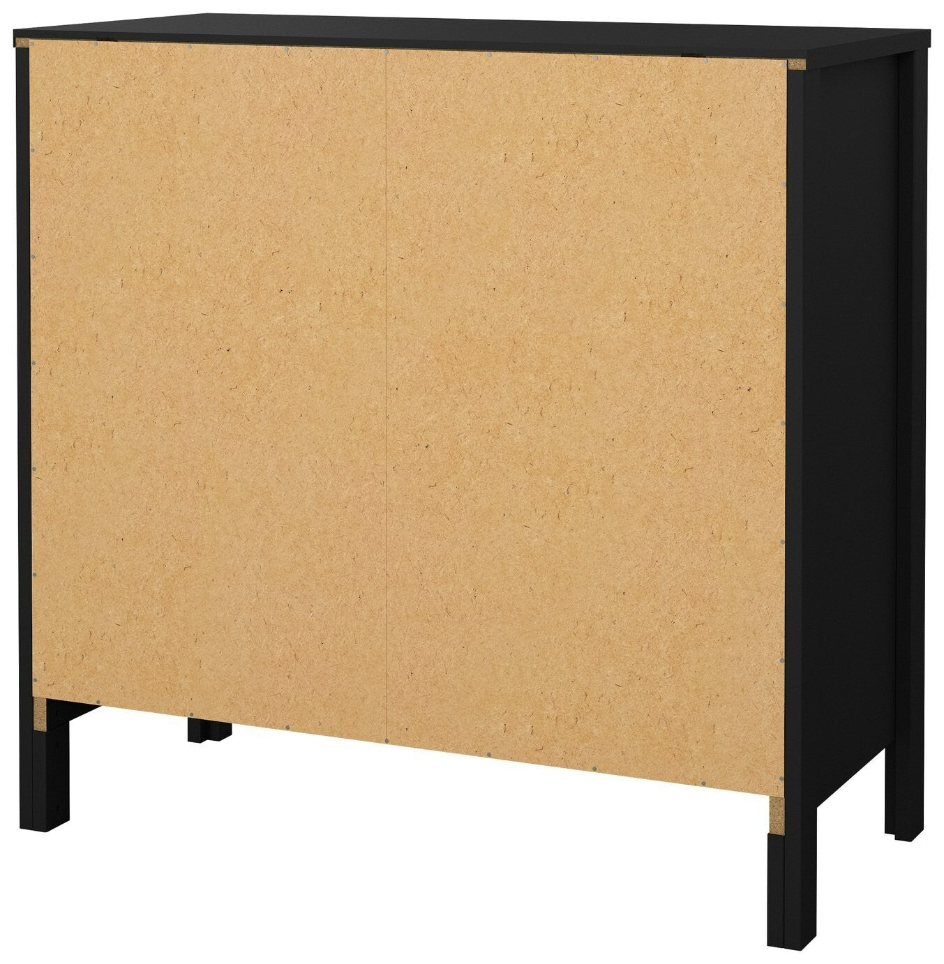 Tvilum Madrid 2 Door 1 Drawer Sideboard - Black