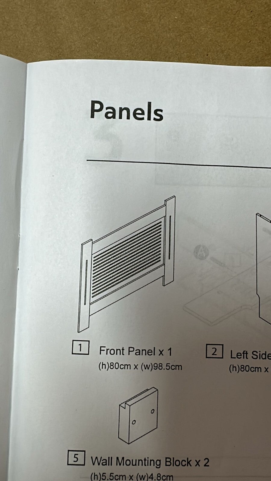 Habitat Austin Small Radiator Cover - White ( B Grade )