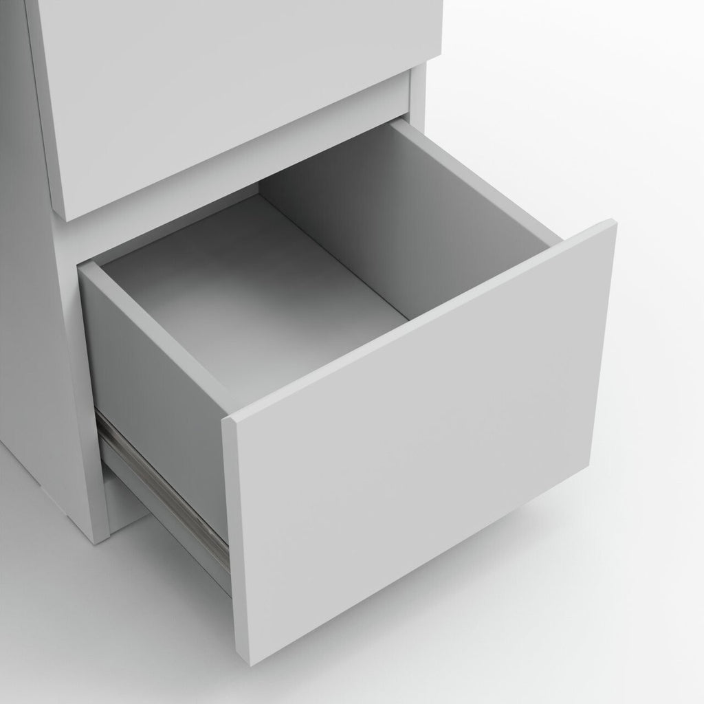 Habitat Jenson 5 Drawer Dressing Table - Matt White