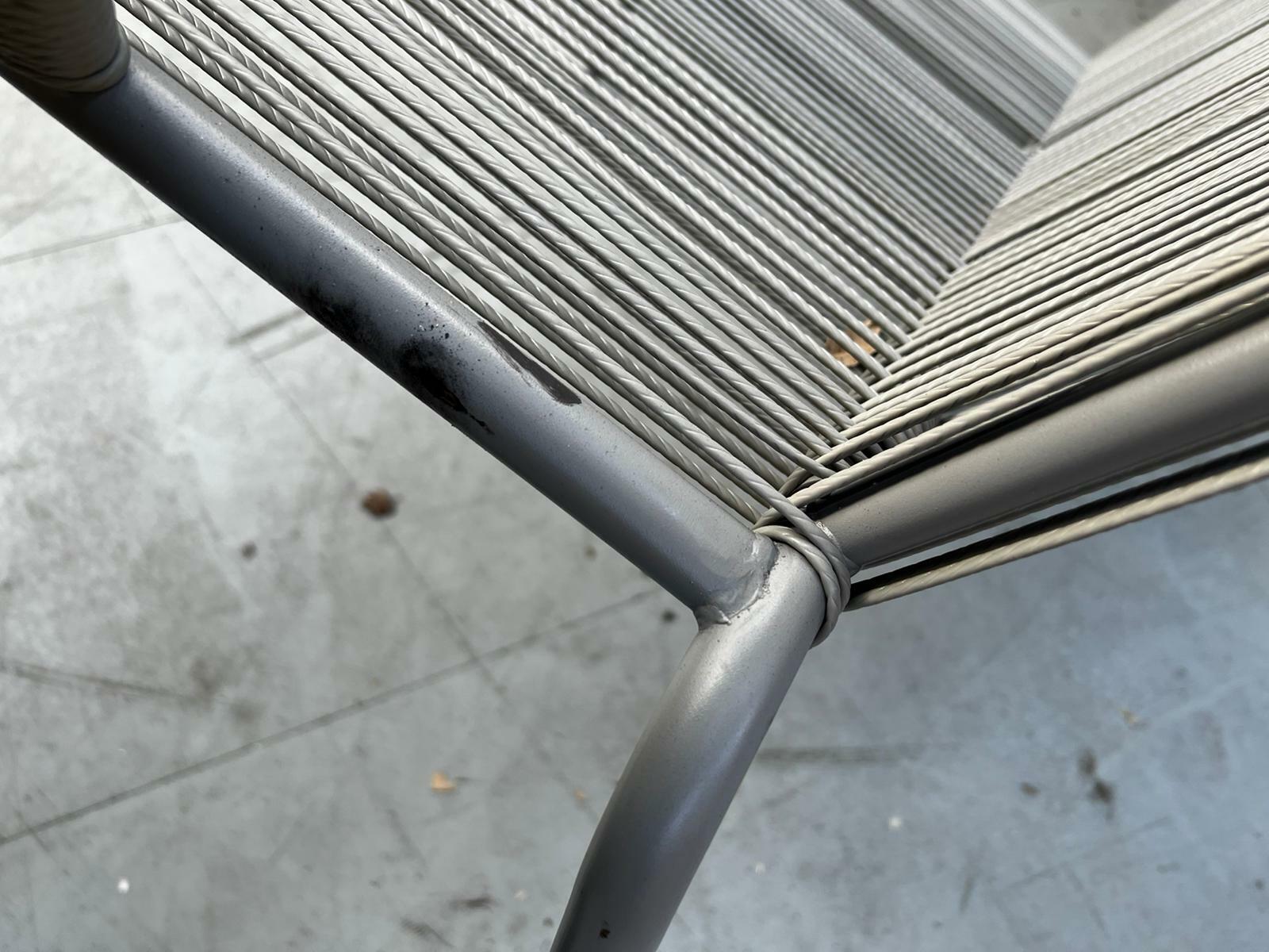 Nordic Spring Garden Chairs - Grey x2 (pair)