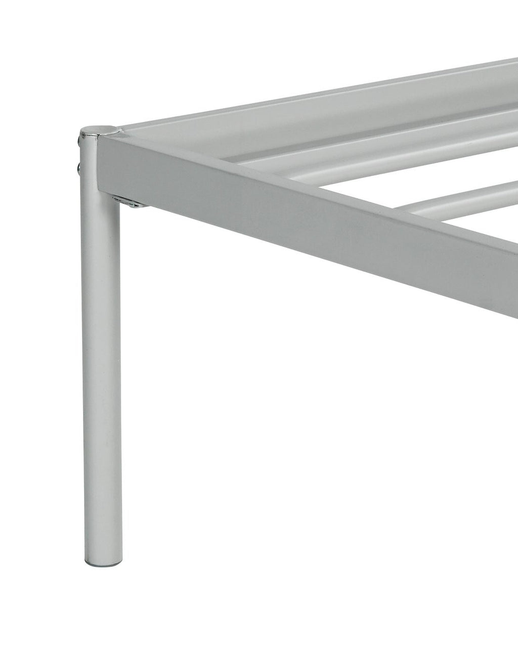 Freja Double Metal Bed Frame - Silver ( B Grade 13946 )