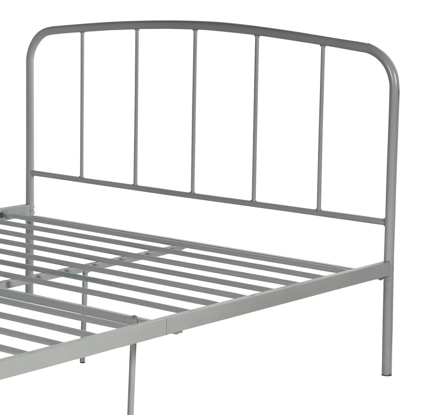 Freja Double Metal Bed Frame - Silver ( B Grade 13946 )