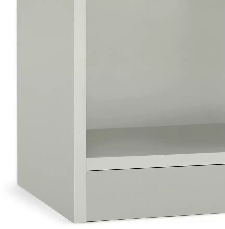 Malibu Short Wood Effect Bookcase - Grey