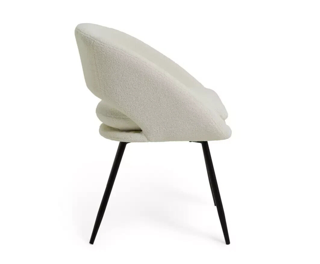 Habitat Hermione Boucle Chair - Cream