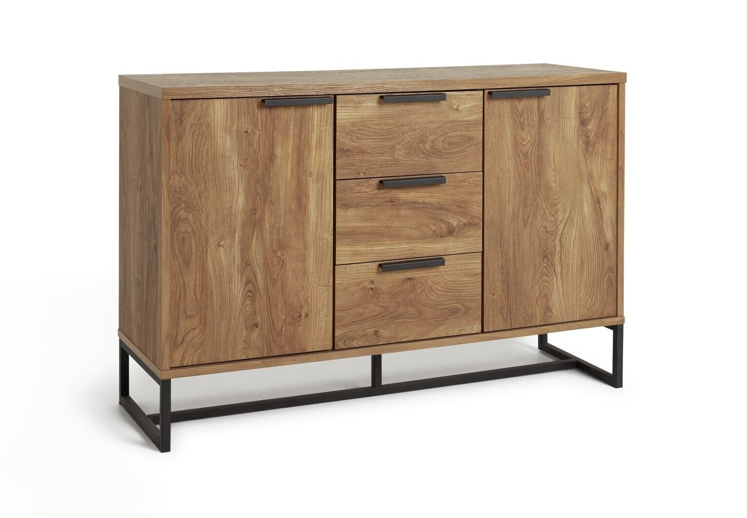 Habitat  2 Door 3 Drawer Sideboard - Oak Effect