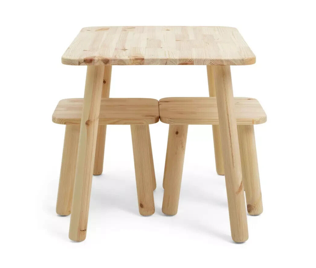 Habitat Kids Felix Table and 2 Chairs - Pine