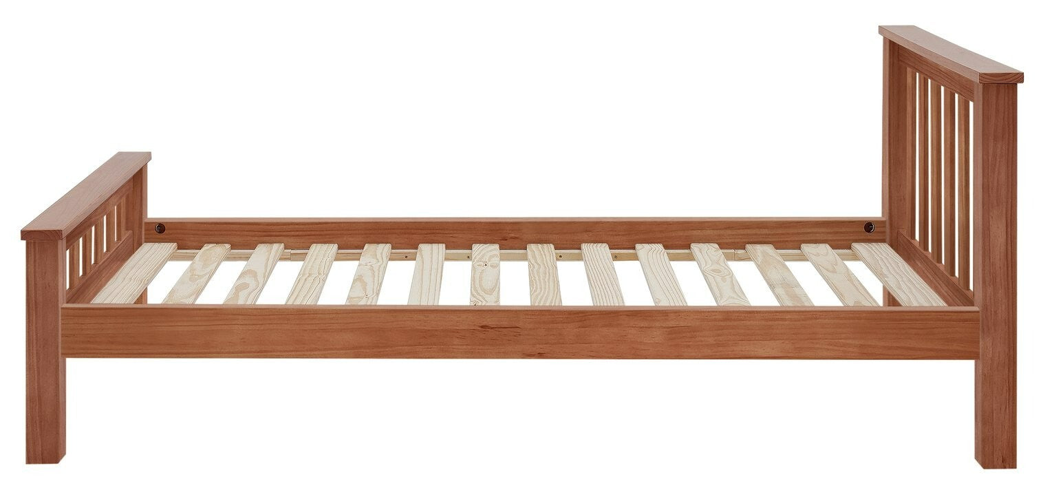Heavy Duty Single Bed Frame - Pine
