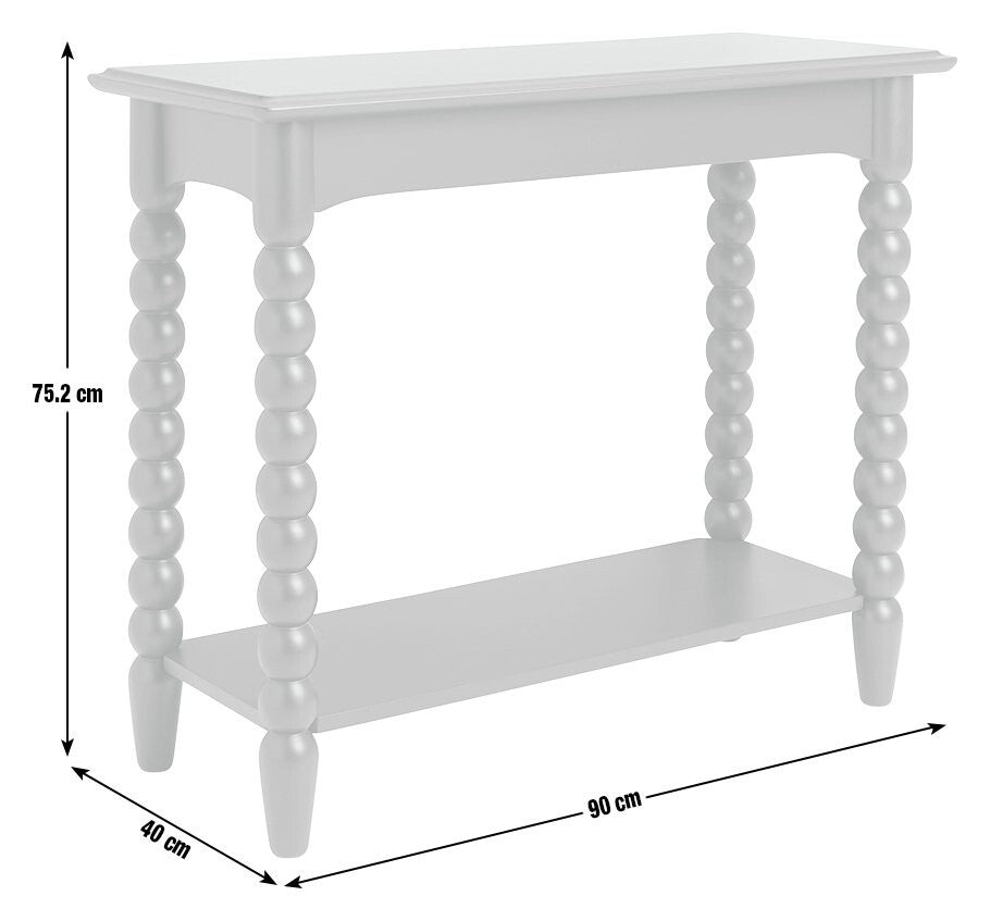 Blaire Bobbin Console Table - Navy