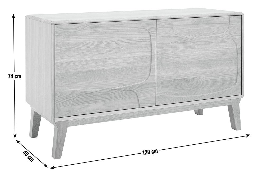 Habitat x Scion Lohko 2 Door Sideboard - Natural