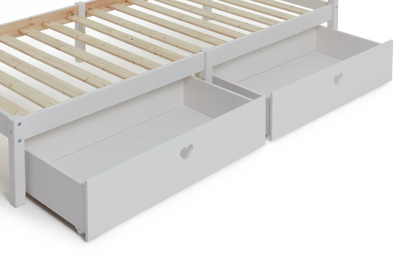 Habitat Home Mia Single Bed Frame with 2 Drawers White | Storage Bed ( B Grade )
