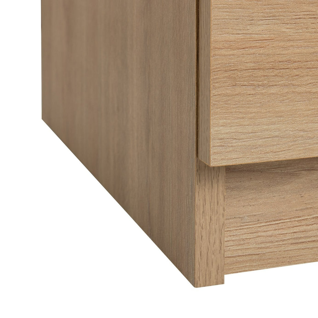 Brisbane 3 Drawer Bedside - Oak