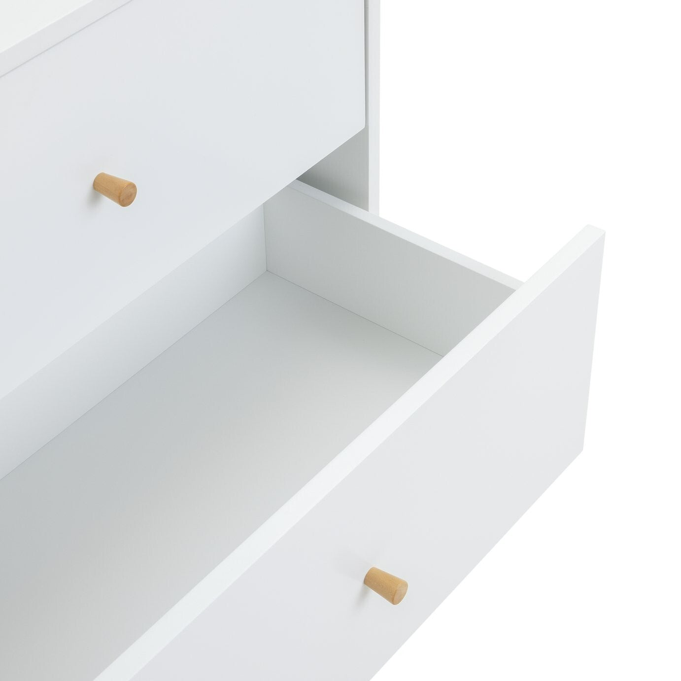 Habitat Otto 6 Drawer Chest - White | Modern Storage Cabinet Dresser Organizer
