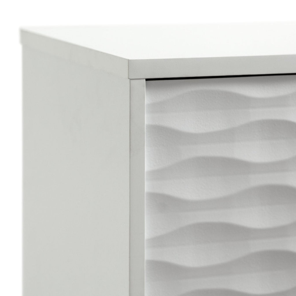 Habitat Zander Textured TV Unit - White & Oak Effect