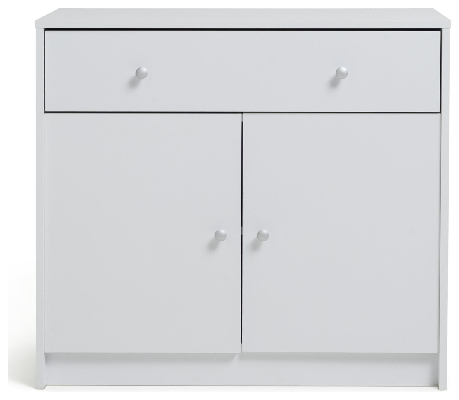 Maine 2 Door 1 Drawer Sideboard - White