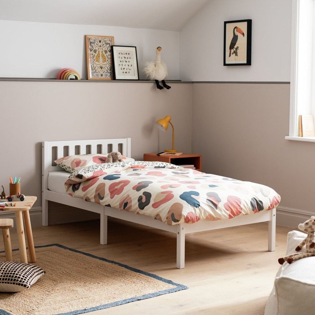 Habitat Ronnie Single Bed Frame - White ( B Grade 9073 )