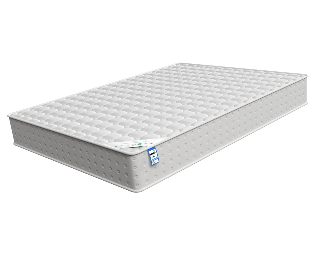 Yani Kingsize Metal Bed Frame - White With Kingsize 1000 Pocket Sprung Mattress