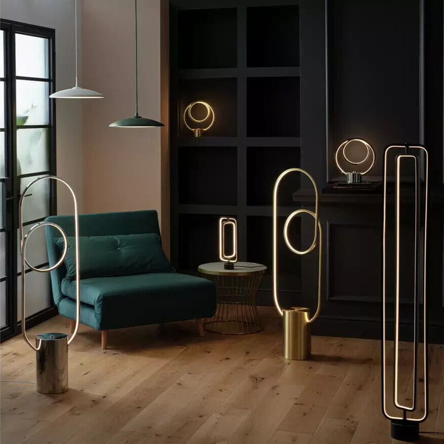 Habitat Sio LED Floor Lamp - Black | Adjustable Standing Light Living Bedroom
