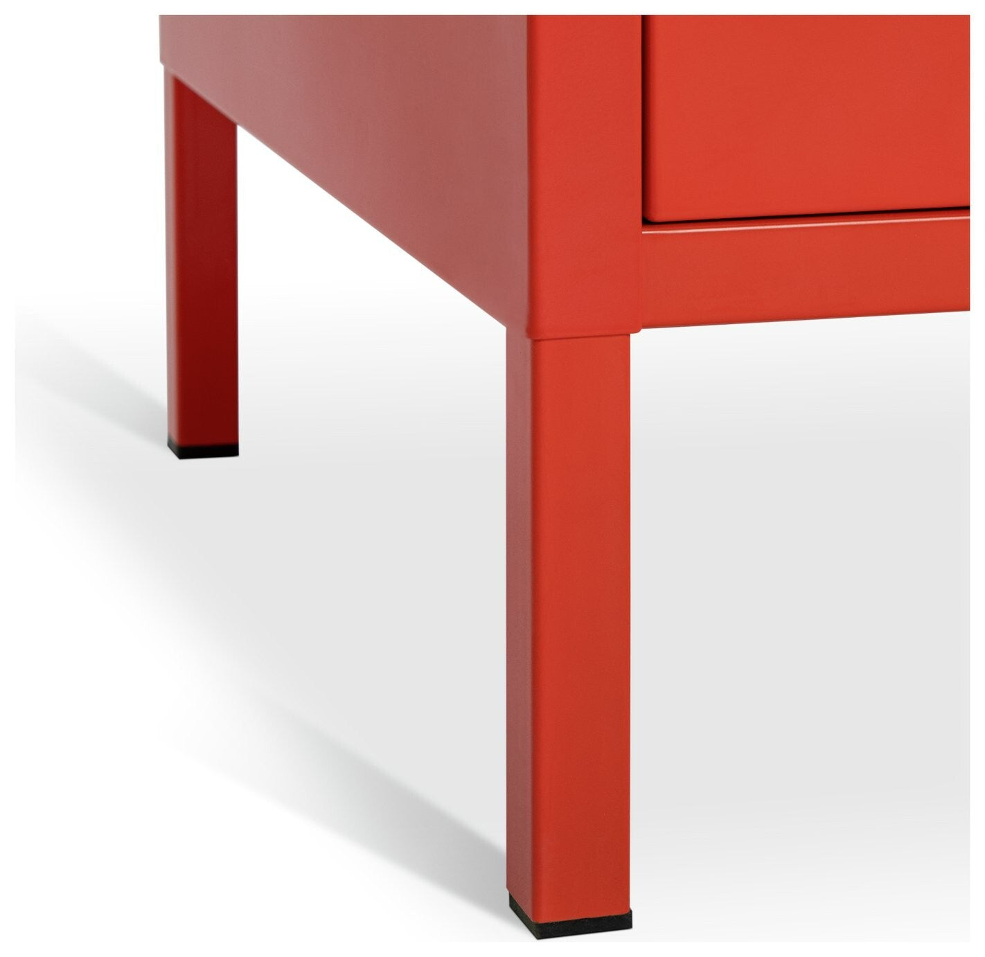 Habitat Stevie 3 Door Locker - Red
