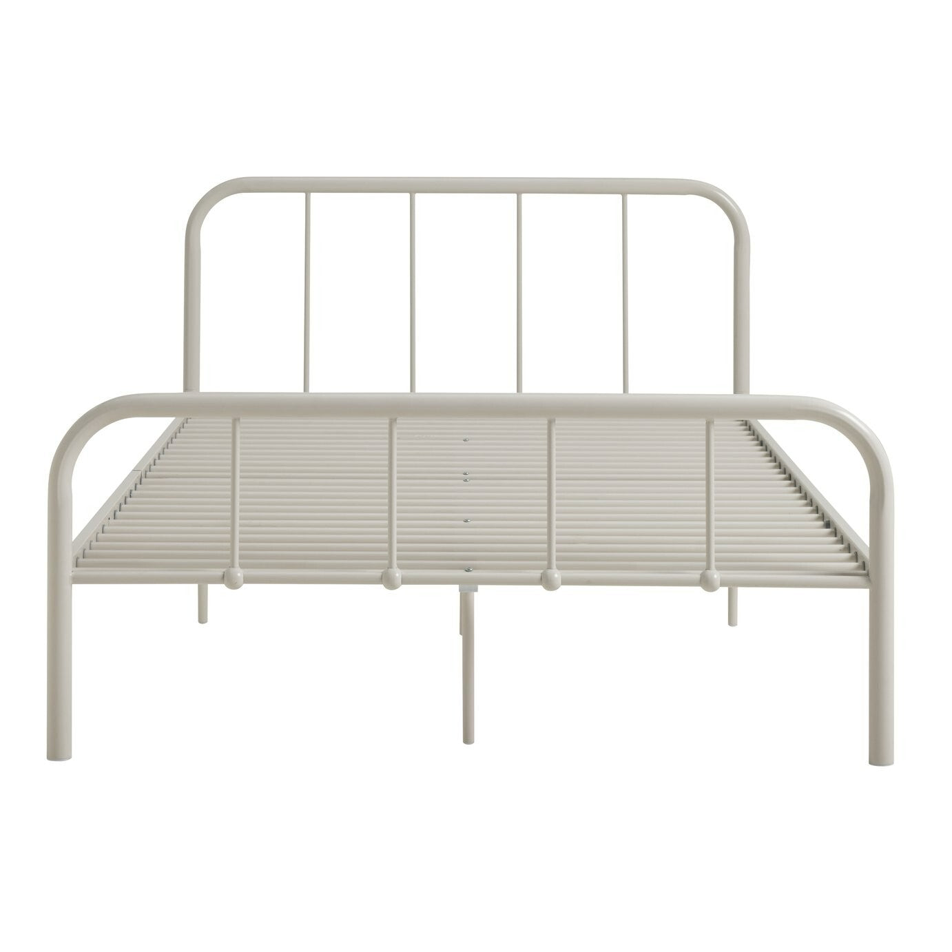Home Kids Charlie Small Double Metal Bed Frame - White