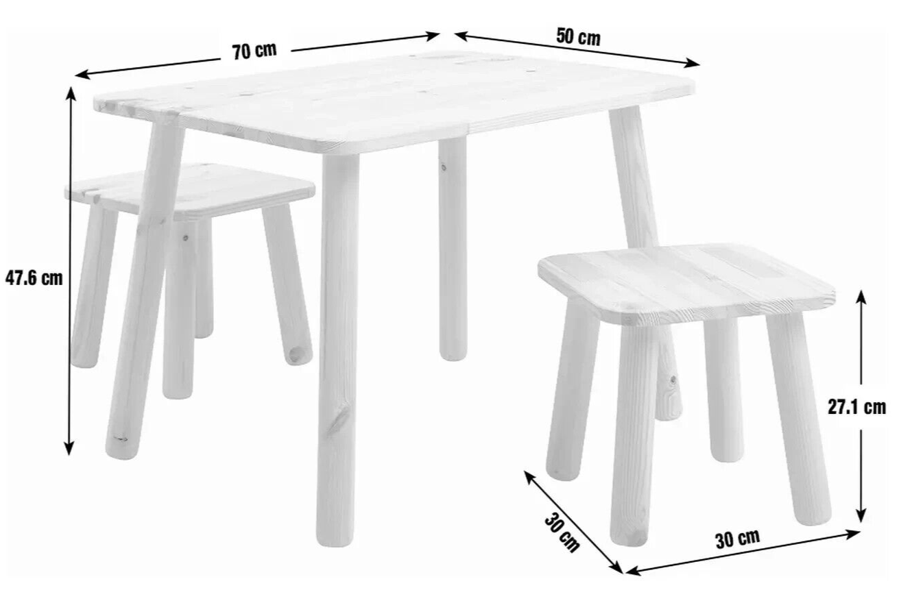 Habitat Kids Felix Table and 2 Chairs - Pine