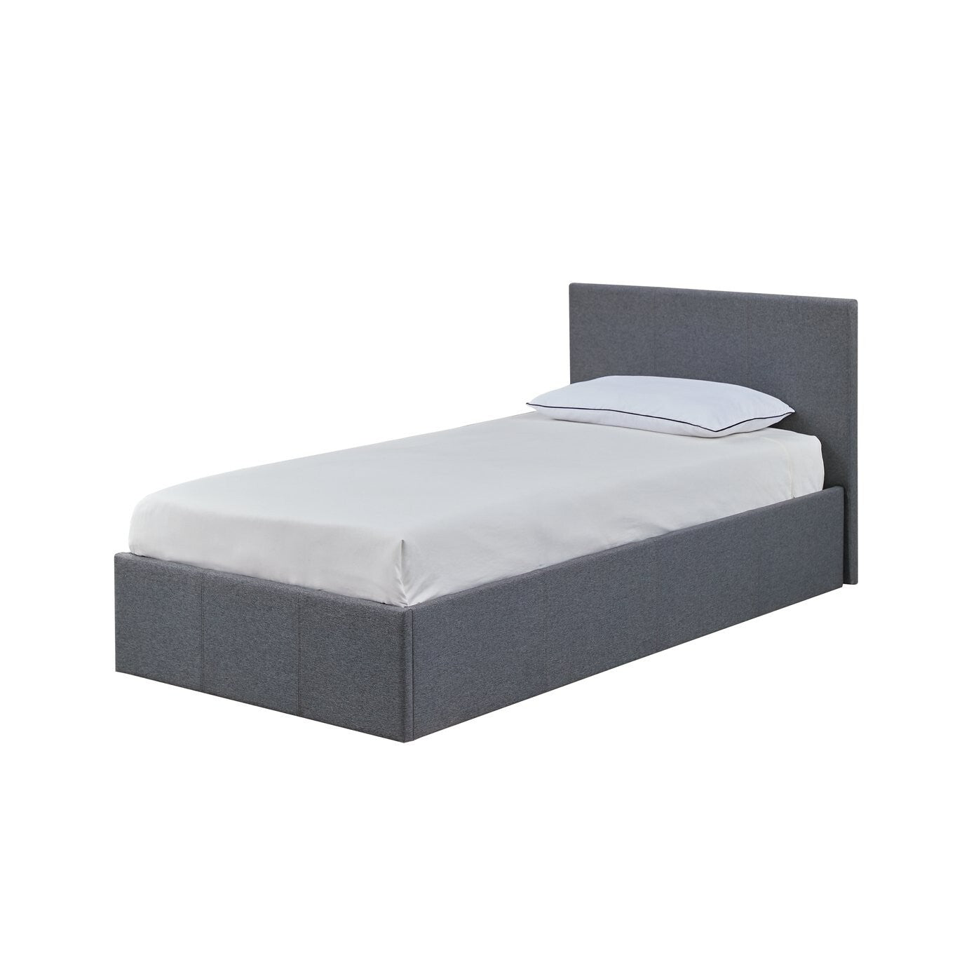 Heathdon Single End Lift Ottoman Bed - Grey