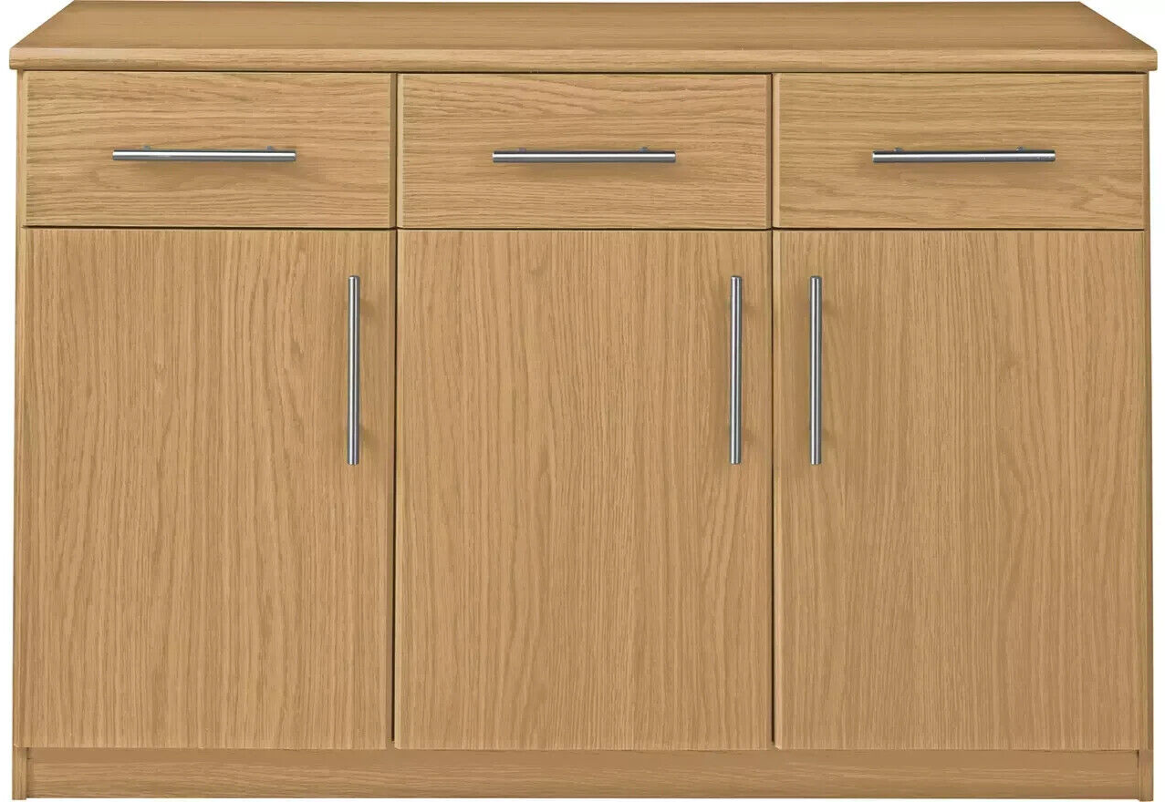 Anderson 3 Dr and 3 Drawer Sideboard - Oak Effect ( B Grade 29131 - 29133 )