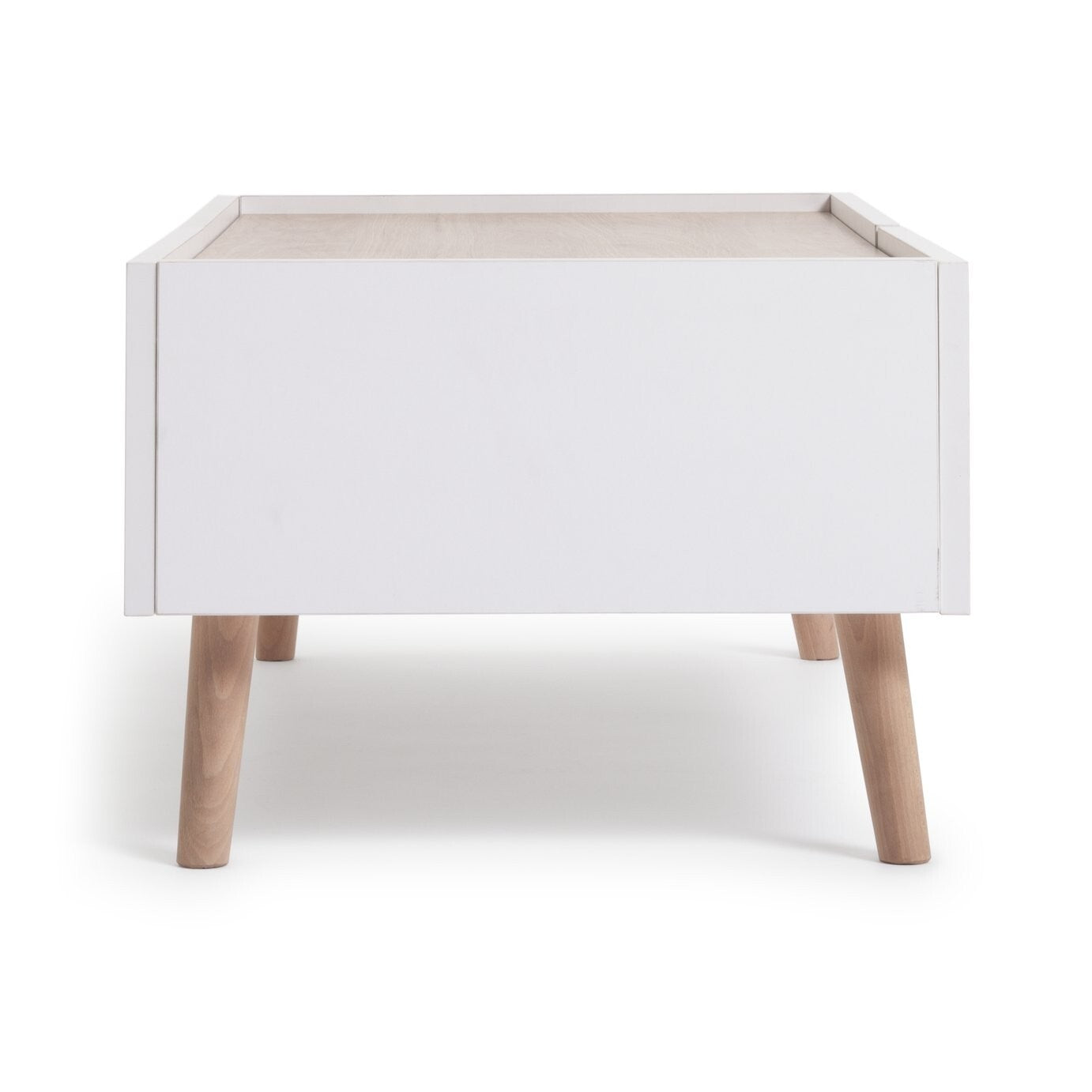 Habitat Skandi 2 Drawer Coffee Table - White Two Tone
