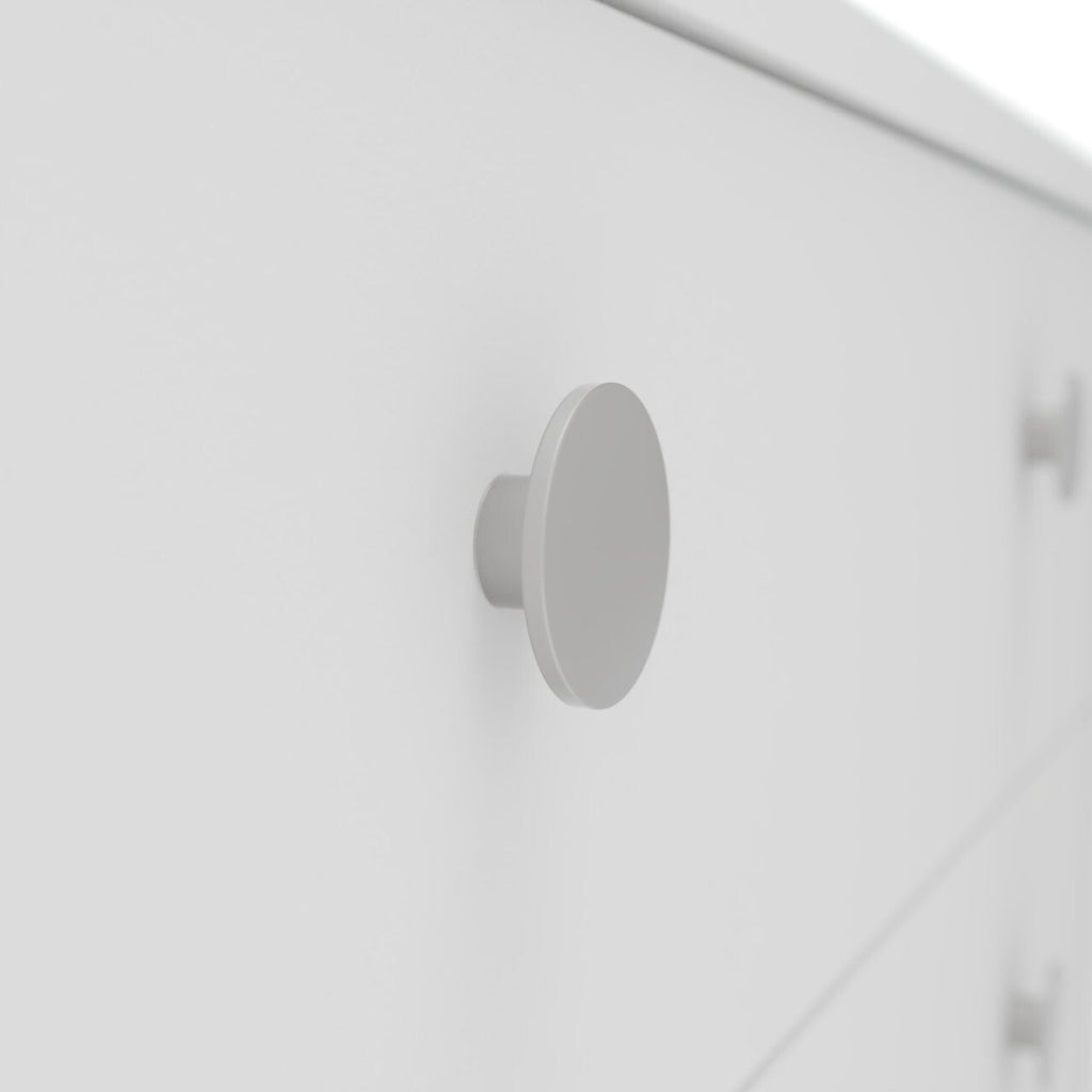 Seville 2 Piece 1 Door Wardrobe Set - White