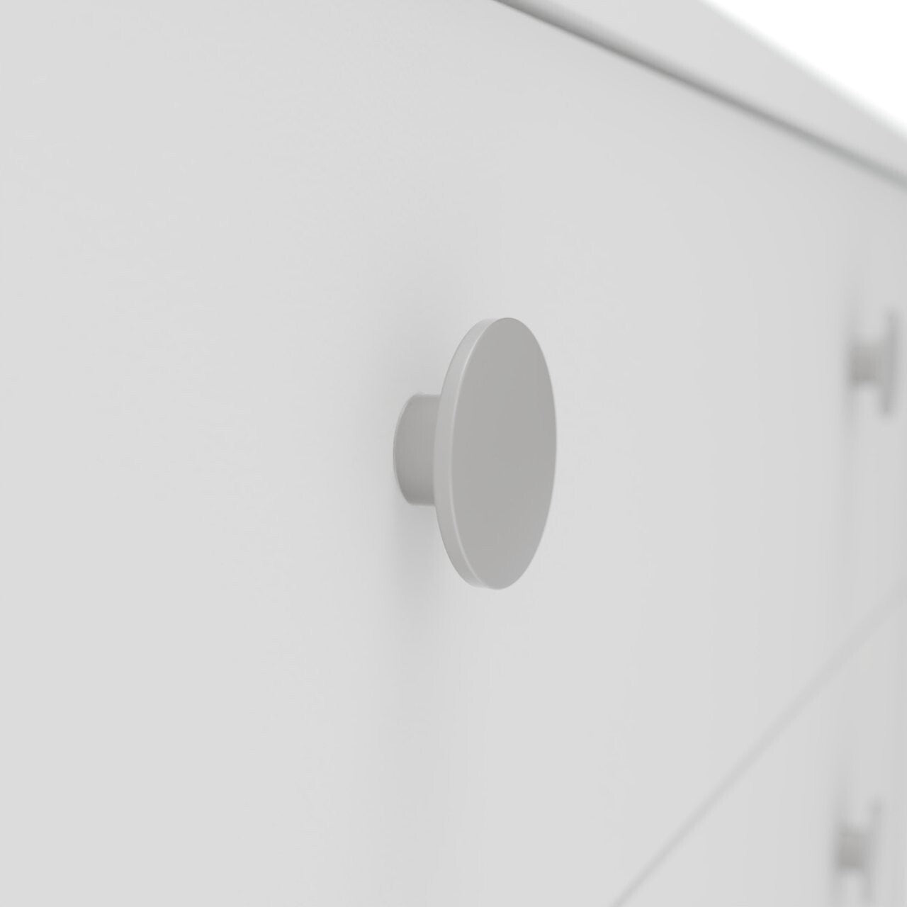 Seville 2 Piece 1 Door Wardrobe Set - White