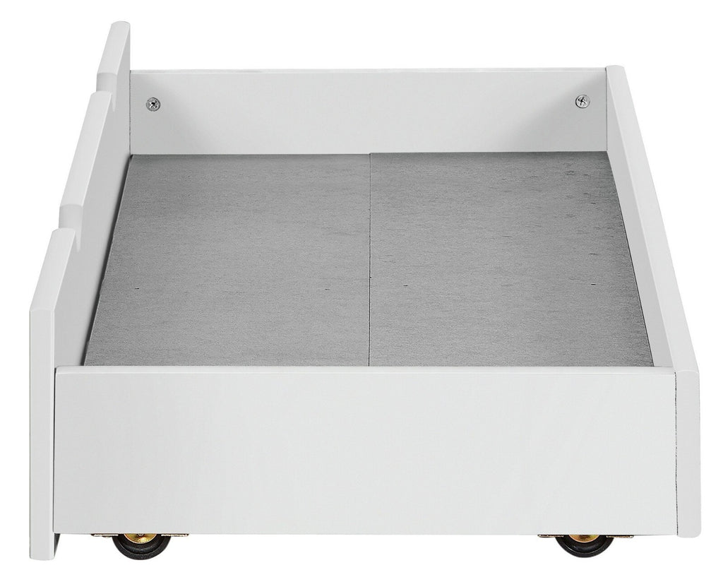 Aspley Single Under Bed Wooden Drawer - White