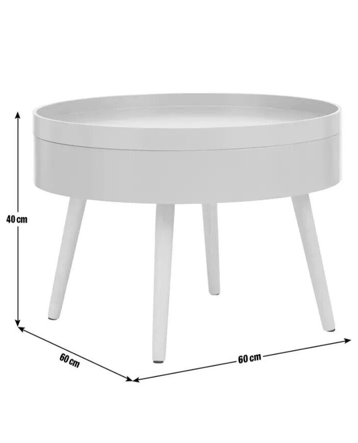 Habitat Skandi Round Coffee Table - Grey