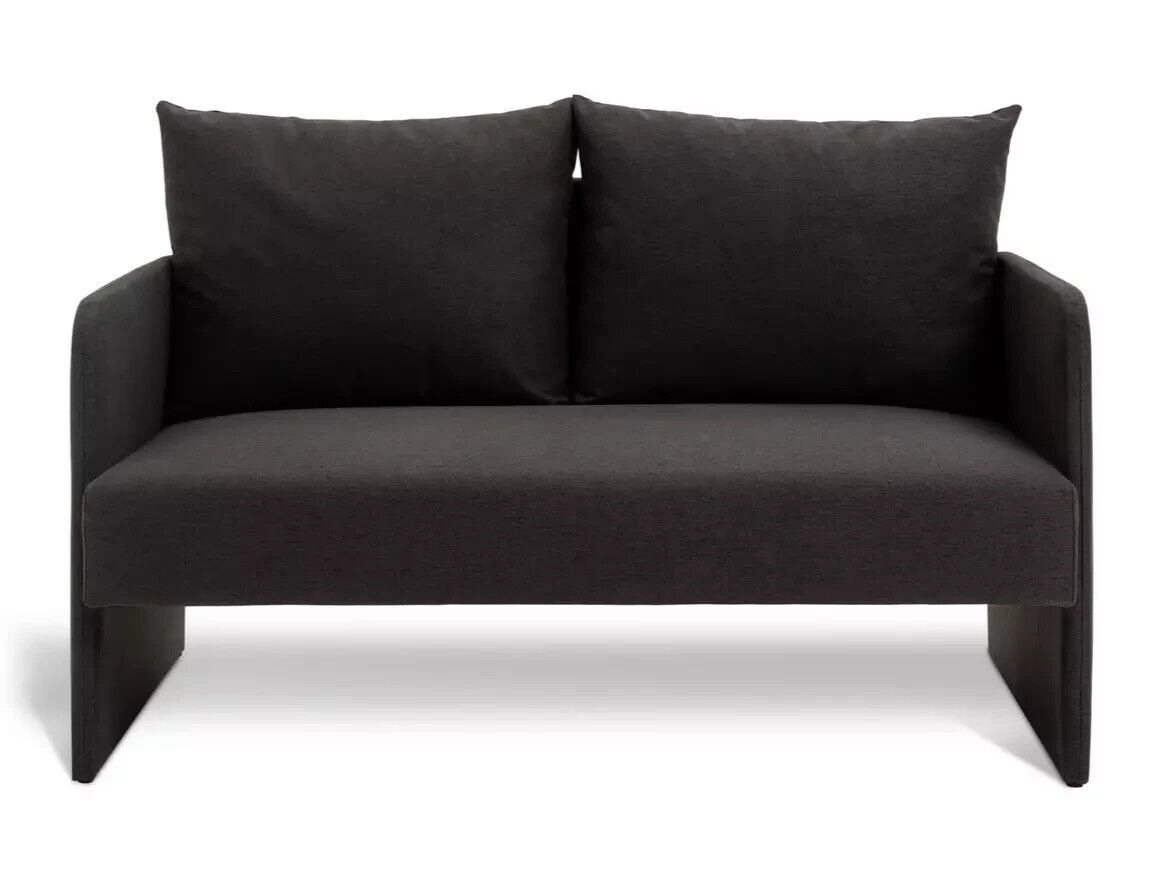Dixon Small Fabric 2 Seater Sofa in a Box - Grey
