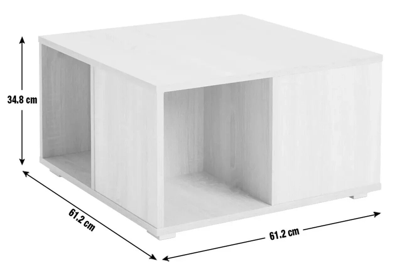 Squares Coffee Table - White