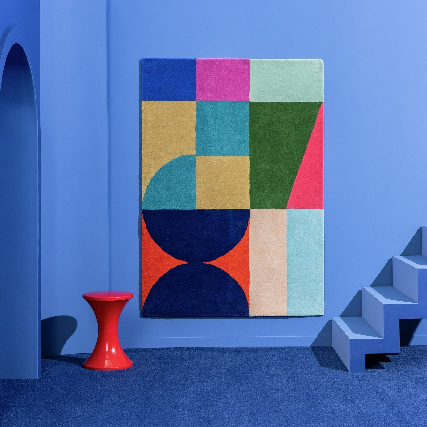 60 Levi Wool Rug by Margo Selby - 120x170cm