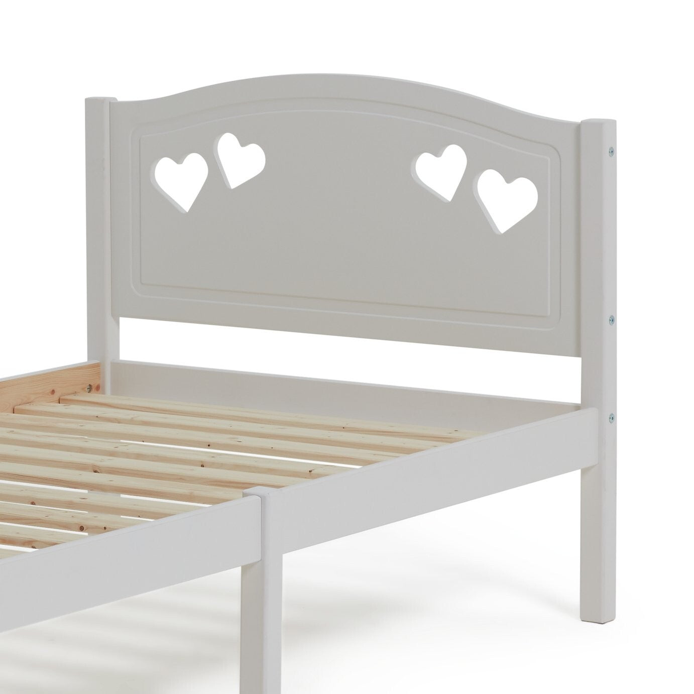 Habitat Home Mia Single Bed Frame - White | Modern Sturdy Bedroom ( B Grade )